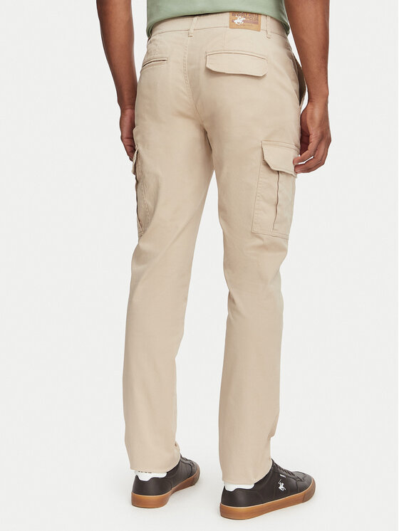 Beverly Hills Polo Club Beverly Hills Polo Club Карго панталони P-SS26M-T450313 Бежов Regular Fit