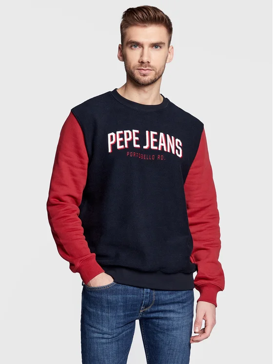 Pepe Jeans Sweatshirt Perseus PM582262 Dunkelblau Regular Fit