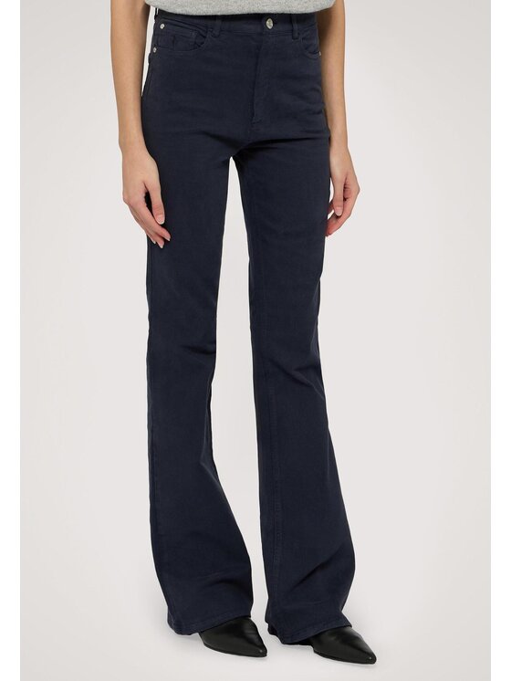 Trussardi Trussardi Pantaloni di tessuto P7029000293N034 Celeste Flare Fit