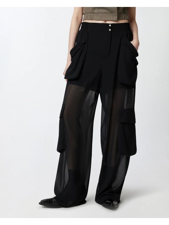 PINKO PINKO Pantaloni chino 87105 Nero Regular Fit