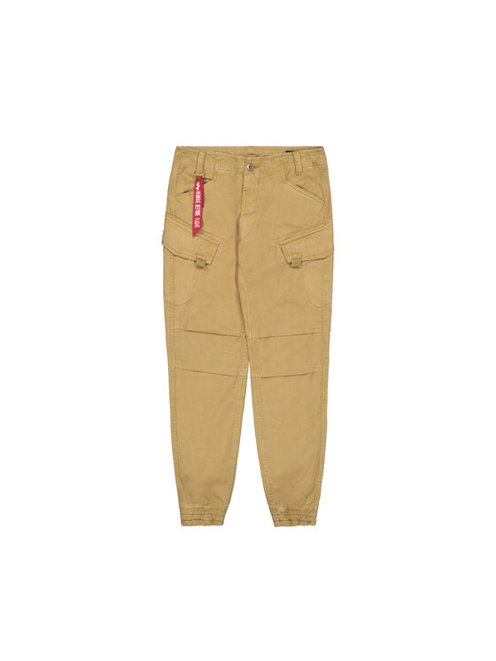 Alpha Industries Alpha Industries Spodnie cargo Force One Pant Beżowy Lyon Tapered Fit