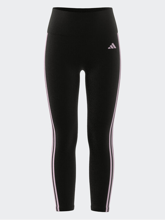 adidas adidas Leggings Train Essentials AEROREADY 3-Stripes High-Waisted Training Leggings IJ9574 Crna