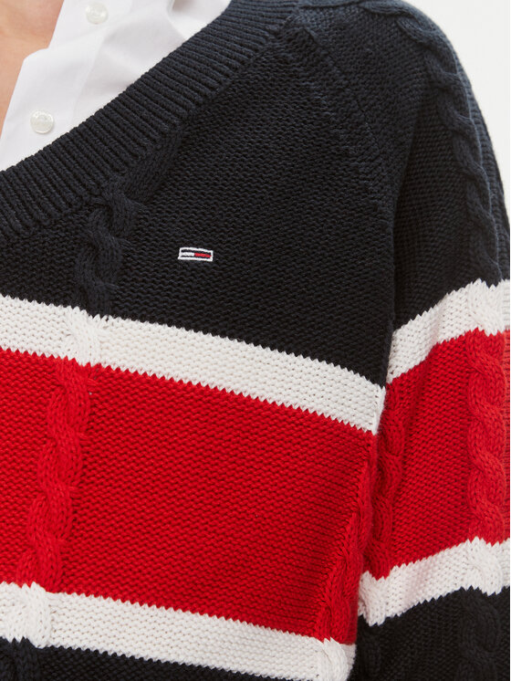 Tommy Jeans Tommy Jeans Džemper DW0DW15941 Šarena Regular Fit