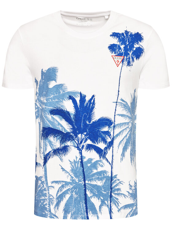 Guess T Shirt M1gi85 K8fq1 Weiss Regular Fit Modivo De
