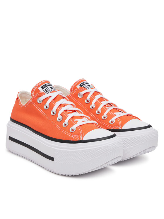 Converse Converse Trampki Chuck Taylor All Star Lift Double Stack Platform A16284C Czerwony