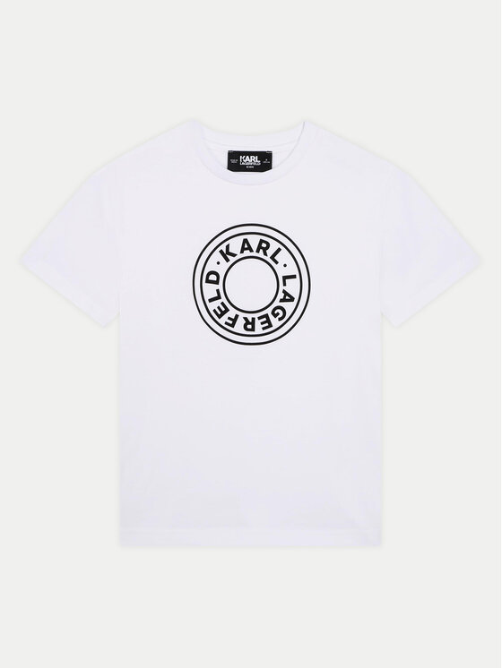Karl Lagerfeld Kids Karl Lagerfeld Kids T-Shirt Z30235 S Λευκό Regular Fit