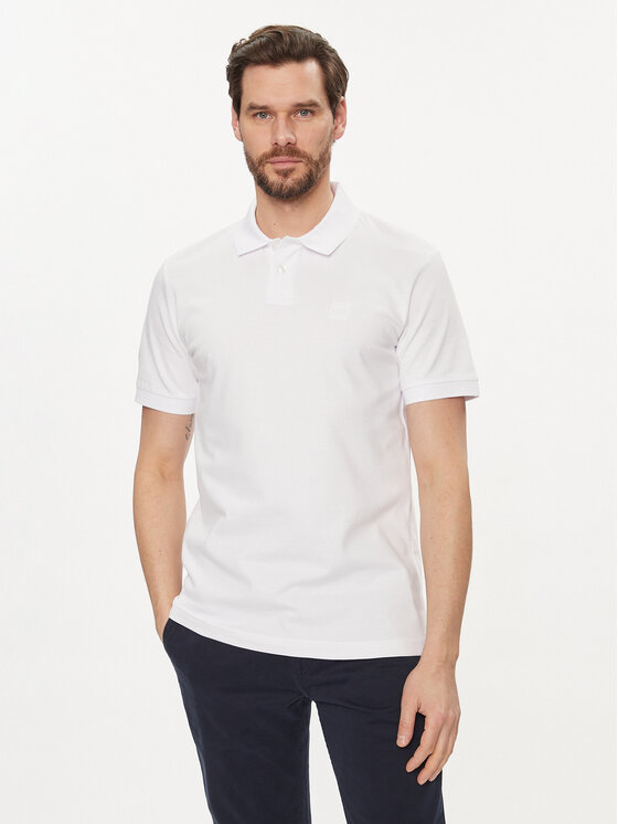 Boss Polo Passenger 50507803 Bijela Slim Fit