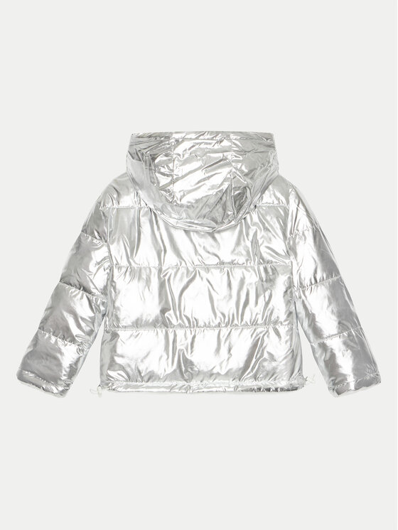 TWINSET TWINSET Talvejope 242GJ2210 Hõbedane Loose Fit