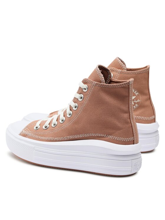 Converse Converse Plátenky Chuck Taylor All Star Move A04672C Hnedá