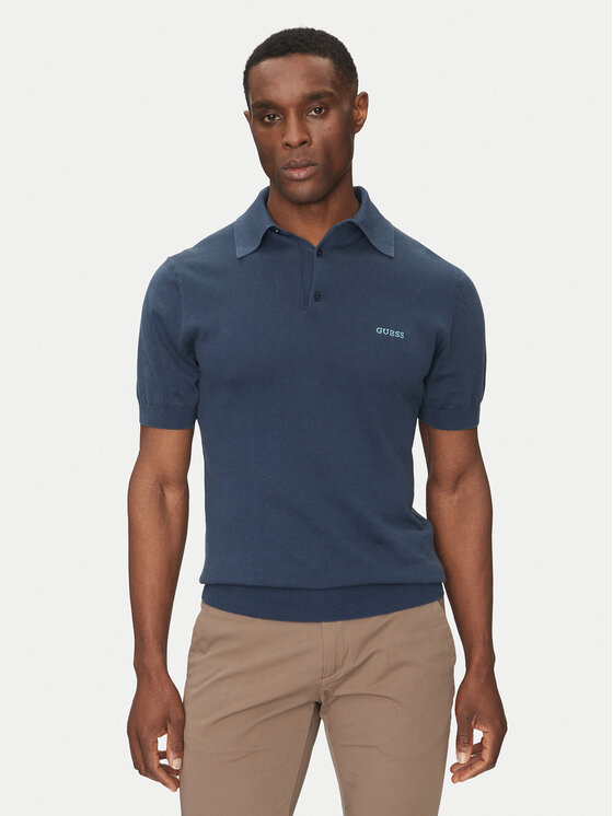 Guess Sveter M4GR07 Z3DN1 Tmavomodrá Regular Fit