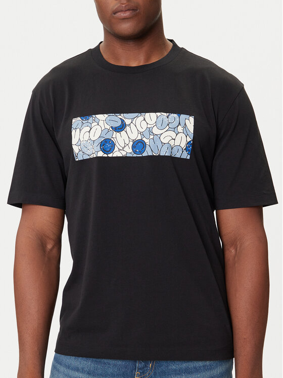 HUGO HUGO T-shirt Nurix 50545128 Nero Regular Fit