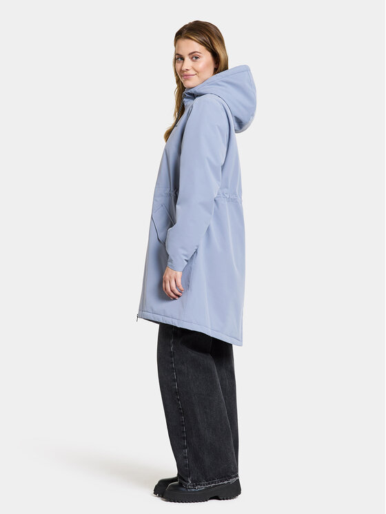 Didriksons Didriksons Parka Marta-Lisa Wns Prk 2 504823 Błękitny Regular Fit