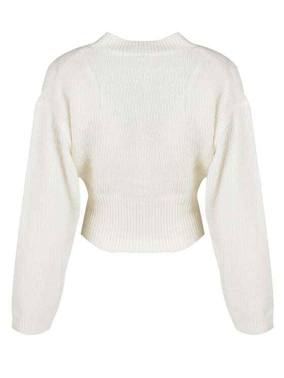 Silvian Heach Silvian Heach Maglione CVA22030LU Écru Oversize