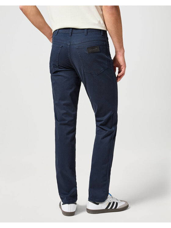 Wrangler Wrangler Spodnie materiałowe TEXAS SLIM Niebieski Slim Fit