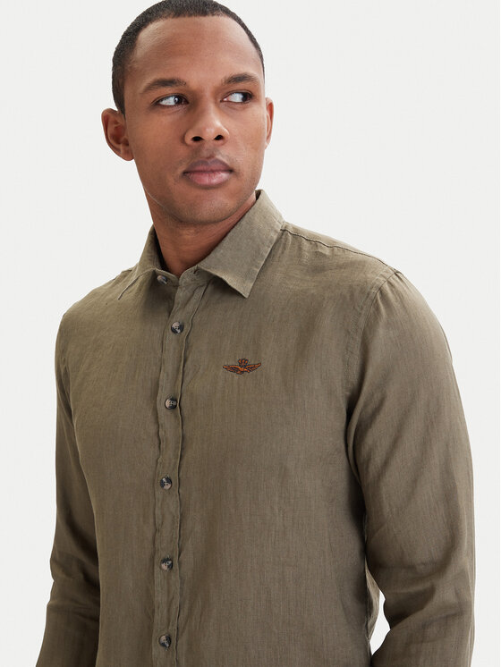 Aeronautica Militare Aeronautica Militare Krekls 261CA1321UCT03089 Zaļš Regular Fit