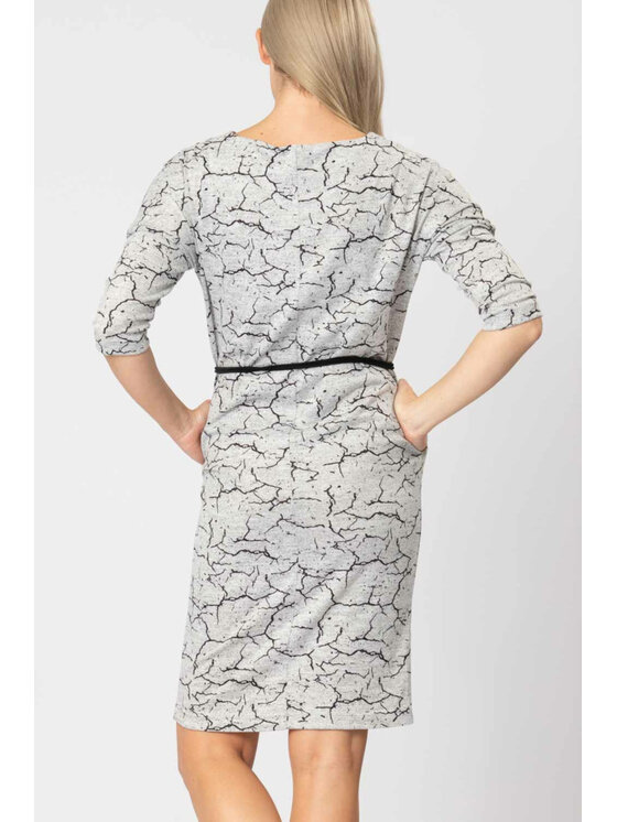 QUIOSQUE QUIOSQUE Každodenné šaty 4KR022250 Sivá Regular Fit