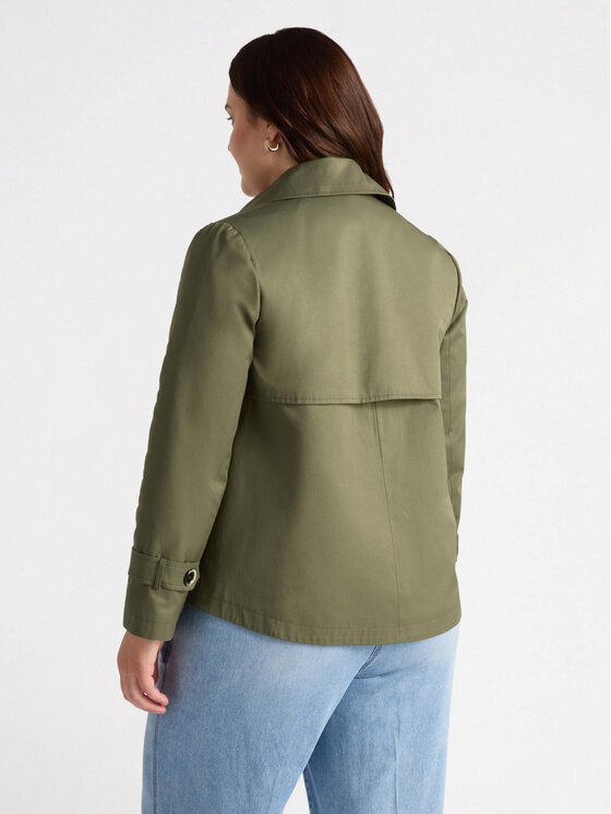 Fiorella Rubino Fiorella Rubino Cappotto 8388T000336N035 Verde A-Line Fit