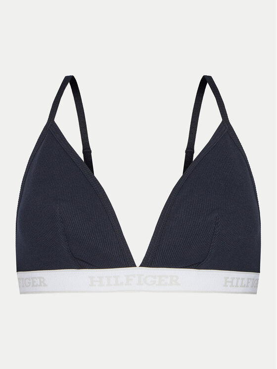Tommy Hilfiger Tommy Hilfiger Bralette krūšturis UW0UW05537 Tumši zils