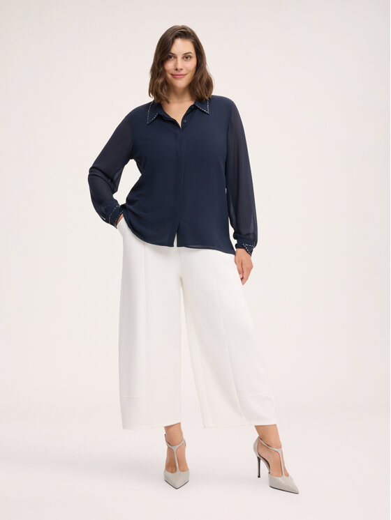 Fiorella Rubino Fiorella Rubino T-shirt G0DSL009304N034 Blu Over Fit