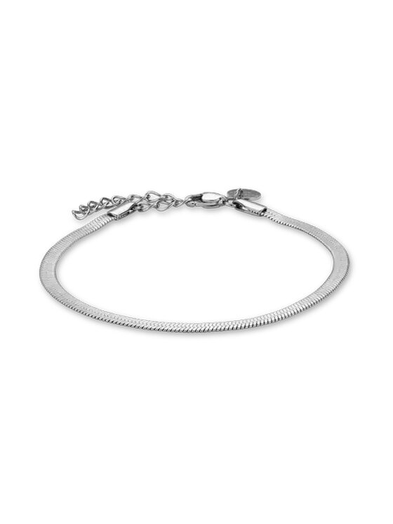 Rosefield Rosefield Bransoletka Snake Bracelet Silver Srebrny