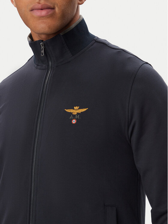 Aeronautica Militare Aeronautica Militare Mikina 262FE1956UF00459 Tmavomodrá Regular Fit