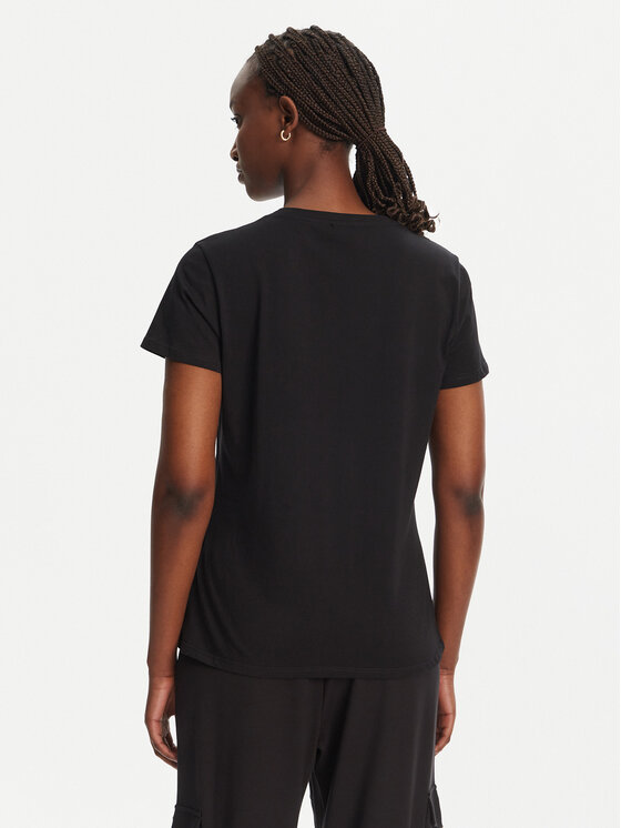 Liu Jo Sport Liu Jo Sport T-särk TA5179 J6040 Must Regular Fit