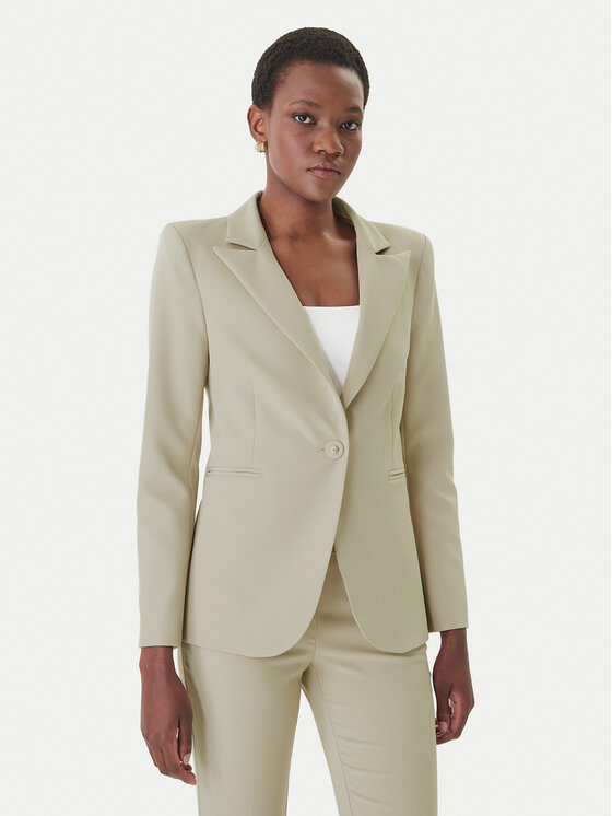 Rinascimento Rinascimento Giacca da abito CFC0127895003 Beige Slim Fit