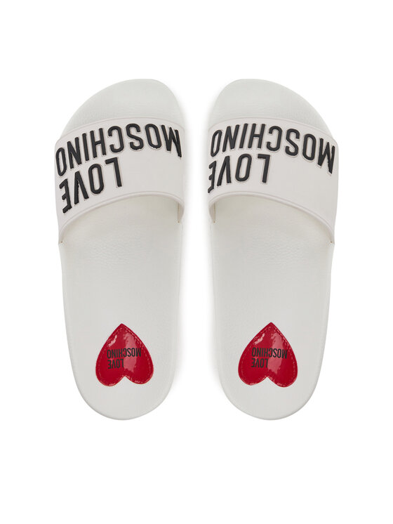 LOVE MOSCHINO LOVE MOSCHINO Şlapi JA28052G1MI14100 Alb