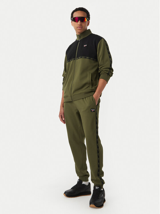 Reebok Reebok Teplákové kalhoty Jacek RK25723CCM Zelená Regular Fit