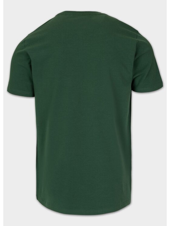PITBULL PITBULL T-Shirt Koszulka męska Slim Fit SAN DIEGO CA SMALL LOGO 3XL Zielony Regular Fit