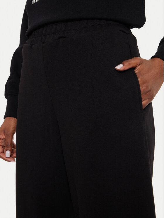 KARL LAGERFELD KARL LAGERFELD Долнище анцуг 245W1053 Черен Regular Fit