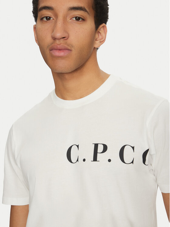 C.P. Company C.P. Company T-shirt 18CMTS139A005100W Bianco Regular Fit