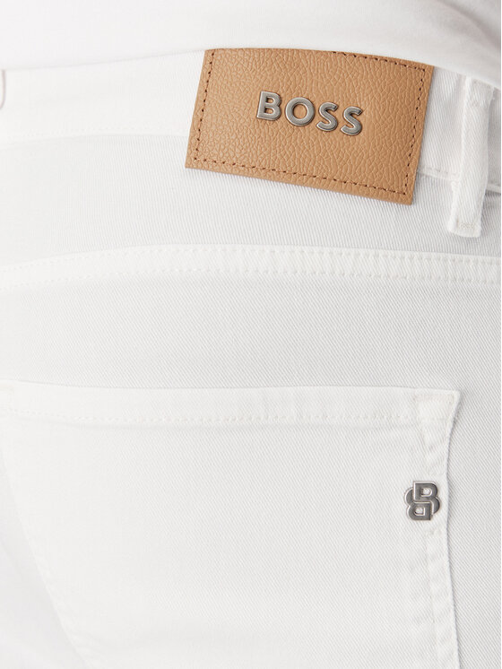 BOSS BOSS Blugi H-Delaware 50540492 Alb Slim Fit
