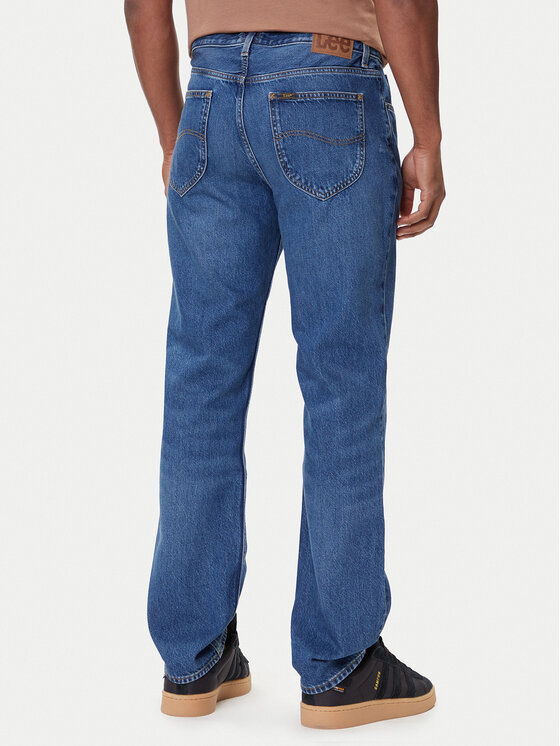 Lee Lee Džínsy West 112364167 Modrá Straight Fit