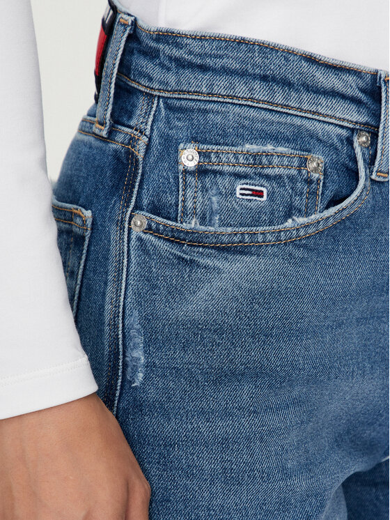 Tommy Jeans Tommy Jeans Blugi Claire DW0DW18175 Albastru Wide Leg