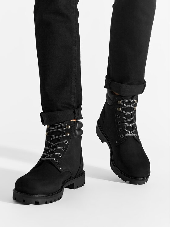 Jack & Jones Trapery Jfwstoke 12142357 Czarny | Modivo.pl