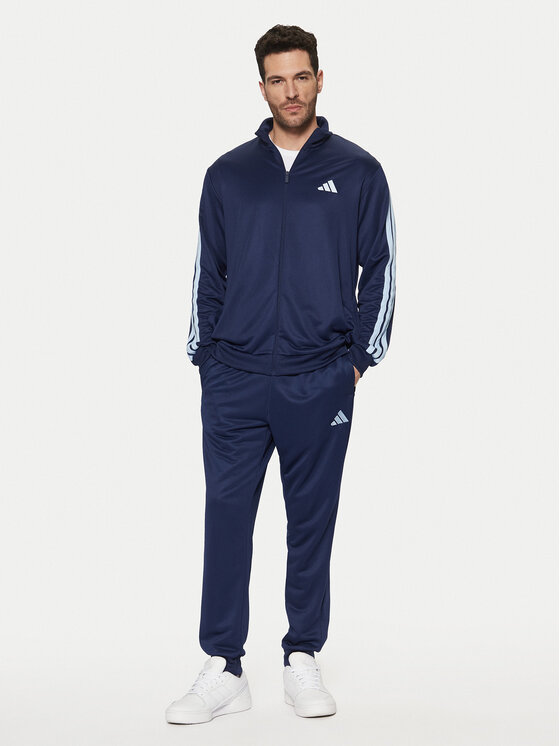 adidas Tepláková súprava Sportswear Basic 3-Stripes JI8873 Tmavomodrá Regular Fit