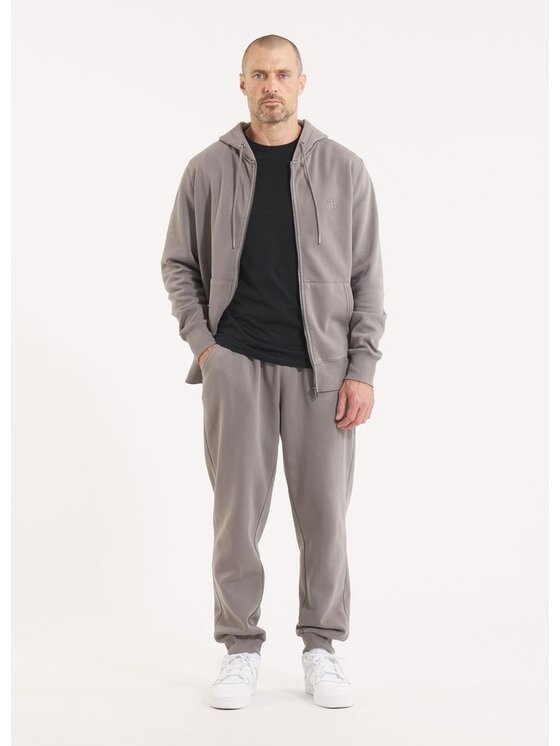 PITBULL PITBULL Bluza Bluza męska rozpinana z kapturem Washed Lancaster II L Szary Regular Fit