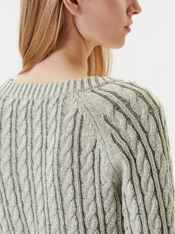 Guess Guess Kardigan W5YR15 Z3OU0 Zielony Regular Fit