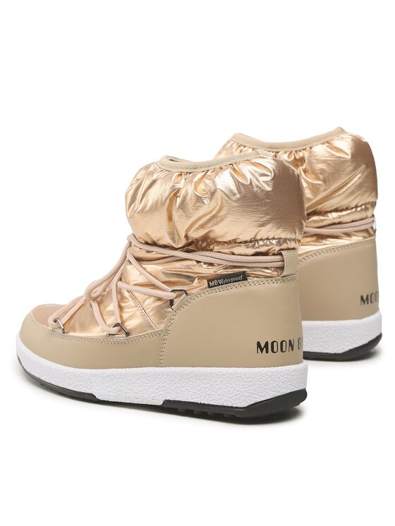 Moon Boot Moon Boot Stivali da neve Jr Girl Low Nylon 34051800 Oro