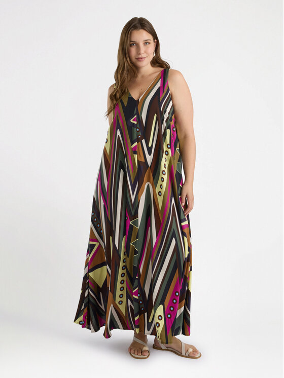 Fiorella Rubino Fiorella Rubino Abito da sera 7000L001164N0Z2 Verde A-Line Fit