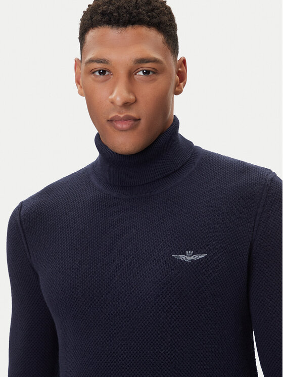 Aeronautica Militare Aeronautica Militare Rolák 252MA1583UL00903 Tmavomodrá Regular Fit