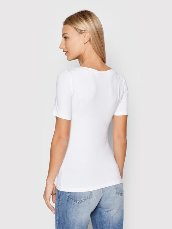 Vero Moda Vero Moda T-Shirt Panda 10231753 Biały Regular Fit