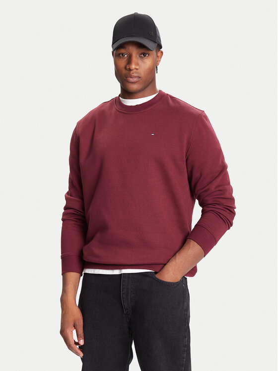 Tommy Jeans Tommy Jeans Pulóver DM0DM20741 Bordó Regular Fit