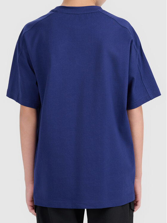 4F 4F T-Shirt 4FJWAW26TTSHM3514-36S Niebieski Active Fit