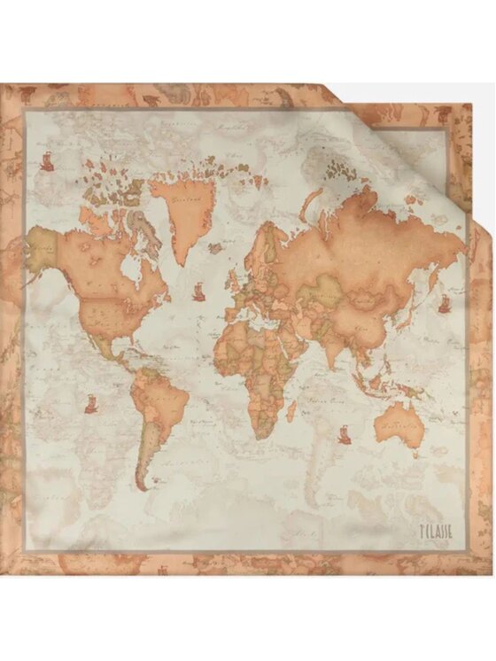 Alviero Martini Prima Classe Alviero Martini Prima Classe Foulard Foulard doppio geo 90x90 Beige