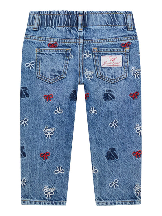 Guess Guess Džinsi K6RA03 D45E0 Zils Regular Fit