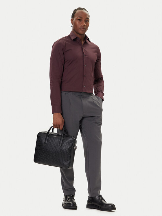 Calvin Klein Calvin Klein Porta PC Emblem Emboss Commuter LV04D3265G Nero