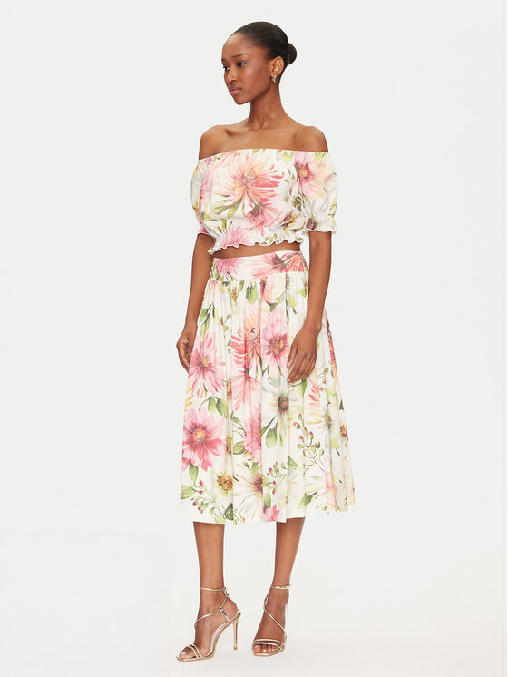 Guess Guess Blūze W5GH61 WH4S2 Daudzkrāsains Regular Fit