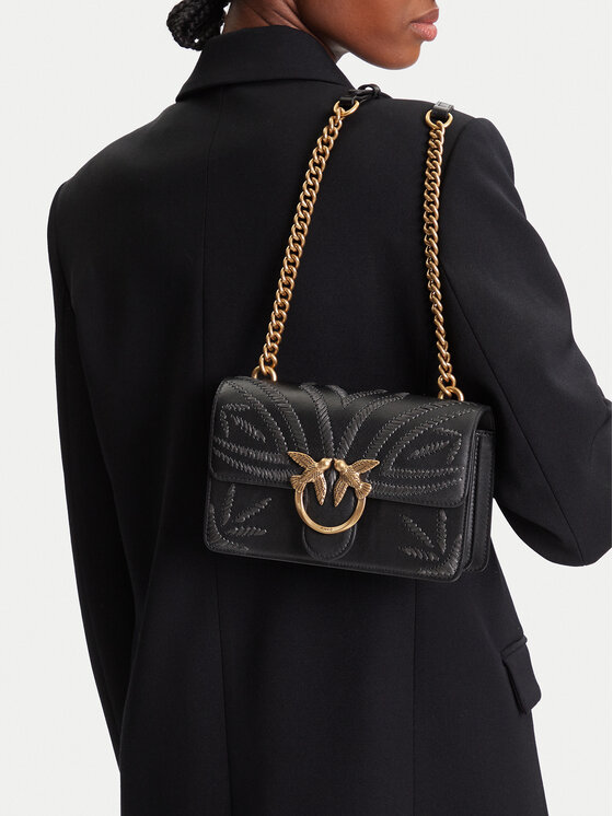 PINKO PINKO Torbica Love One Mini Cl PE 25 PLTT 100059 A2C3 Crna
